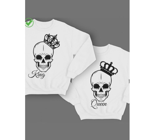 Парные свитшоты King& Queen