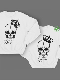 Парные свитшоты King& Queen
