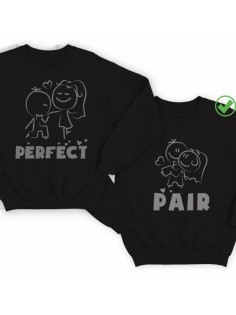 Парные свитшоты с принтами Perfect pair