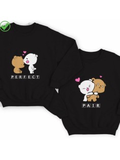 Парные свитшоты с принтами Perfect pair