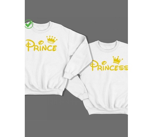 Парные свитшоты Prince& Princess