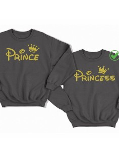Парные свитшоты Prince& Princess