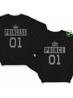 Парные свитшоты Princess& Prince