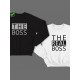 Парные свитшоты The boss & The real boss