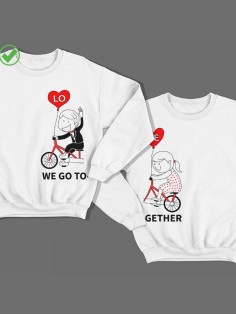 Парные свитшоты We go together