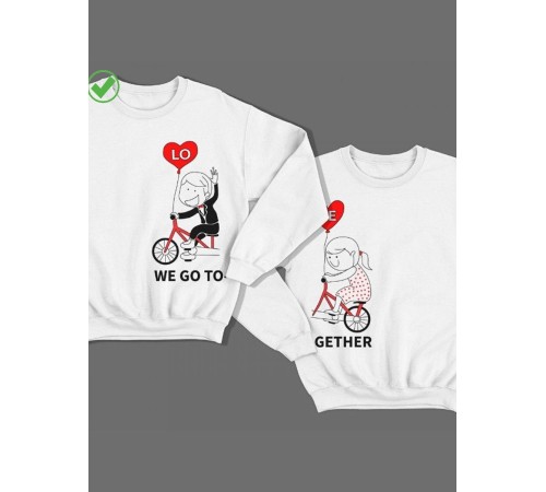 Парные свитшоты We go together