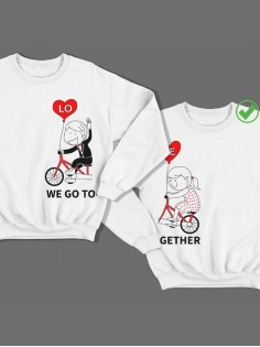 Парные свитшоты We go together
