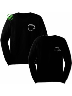 Парные свитшоты с принтами Чашка&Чай