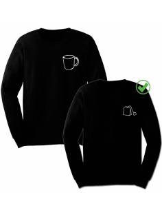 Парные свитшоты с принтами Чашка&Чай