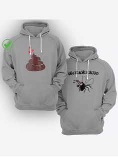 Парные толстовки для двоих с надписью Обожжжаю/худи для влюбленных с принтом