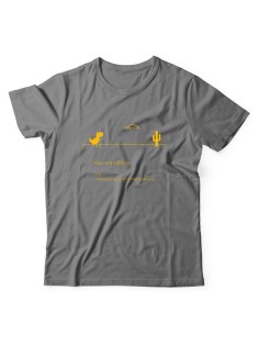 Мужская футболка с забавным принтом и смешной надписью You are offline/для мужчины