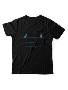 Мужская футболка с забавным принтом и смешной надписью You are offline/для мужчины