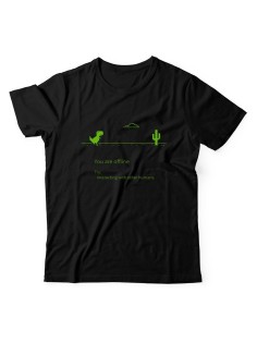 Мужская футболка с забавным принтом и смешной надписью You are offline/для мужчины