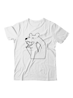 Футболка с прикольной надписью «Медведь кричит из кустов» / Оригинальная, модная мужская футболка.