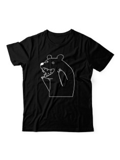 Футболка с прикольной надписью «Медведь кричит из кустов» / Оригинальная, модная мужская футболка.