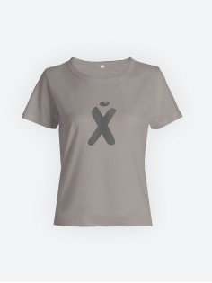 Футболка с прикольной надписью «Х»/Оригинальная, модная женская с принтом.