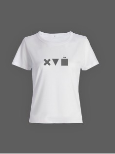 Смешная женская футболка с принтом ХVЙ / Необычный оригинальный подарок на день рождения