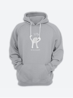 Толстовка мужская оверсайз с принтом ЪУЪ