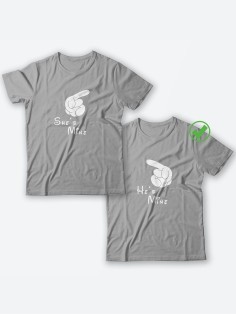 Парные футболки для мужа и жены, для парня и девушки с надписью Mine/для двоих с принтом