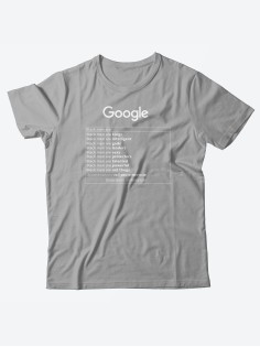 Прикольные надписи на футболках для мужчин / Оригинальные качественные футболки с принтом Google