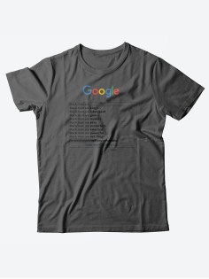 Прикольные надписи на футболках для мужчин / Оригинальные качественные футболки с принтом Google