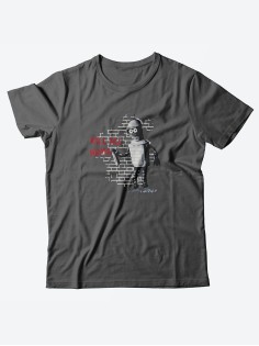 Прикольные надписи на футболках для мужчин / Оригинальные качественные футболки с принтом Kill huma