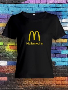 Модная женская футболка с надписью Идите в жопу/Оригинальная с принтом