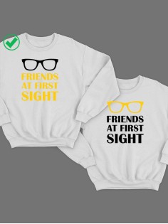 Парные свитшоты с принтами Friends