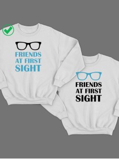Парные свитшоты с принтами Friends