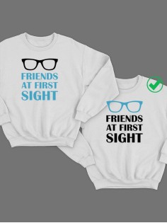 Парные свитшоты с принтами Friends