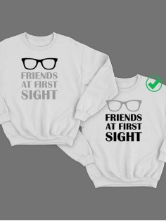 Парные свитшоты с принтами Friends