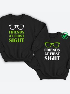 Парные свитшоты с принтами Friends