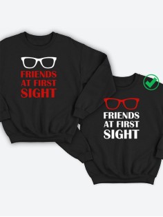 Парные свитшоты с принтами Friends