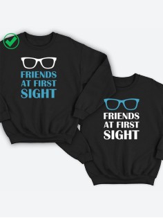 Парные свитшоты с принтами Friends