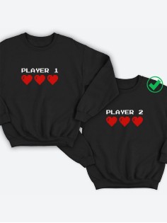 Парные свишоты Player 1 & player 2