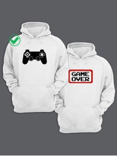 Парные толстовки для парня и девушки