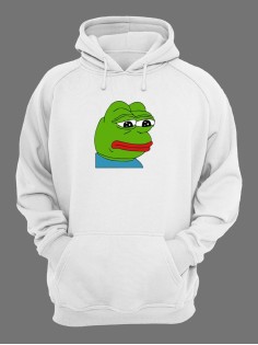 Худи с лягушкой женское оверсайз