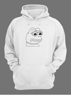 Худи с лягушкой женское оверсайз