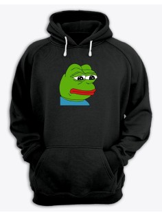 Худи с лягушкой женское оверсайз