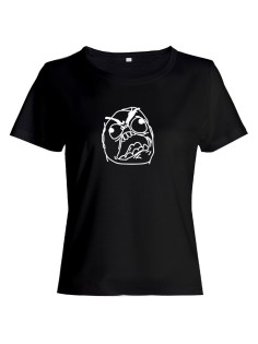 Женская футболка с прикольным принтом "Мем"/Оригинальная, модная и смешная с надписью