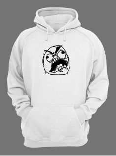 Худи женское оверсайз с принтом