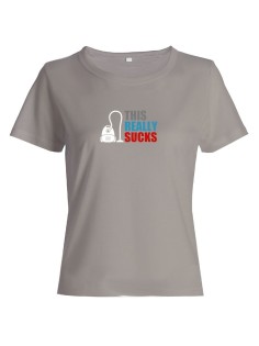 Женская футболка с прикольной надписью "Sucks"/Оригинальная, модная и смешная с принтом