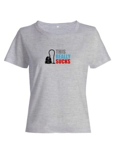 Женская футболка с прикольной надписью "Sucks"/Оригинальная, модная и смешная с принтом