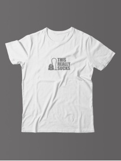 Мужская футболка с прикольной надписью "Sucks"/Оригинальная, модная и смешная с принтом