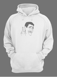 Худи женское оверсайз с принтом