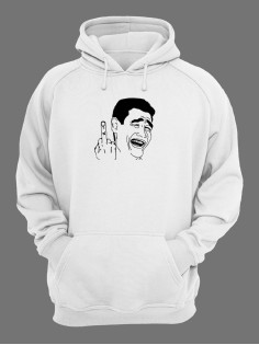 Худи женское оверсайз с принтом