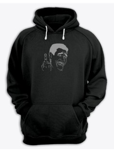 Худи женское оверсайз с принтом