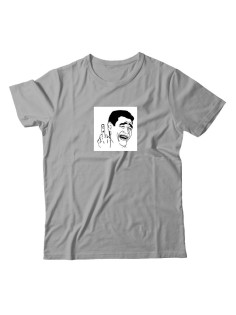 Мужская футболка с прикольным принтом "Мем"/Оригинальная, модная и смешная с надписью