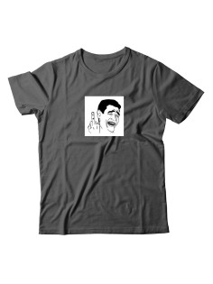 Мужская футболка с прикольным принтом "Мем"/Оригинальная, модная и смешная с надписью