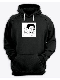 Худи мужское оверсайз с принтом